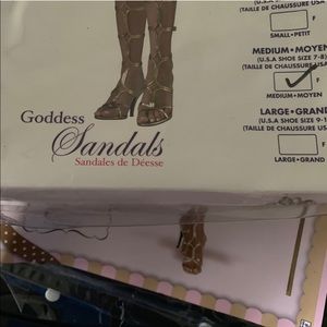 Goddess shoes for Egyptian goddess costume